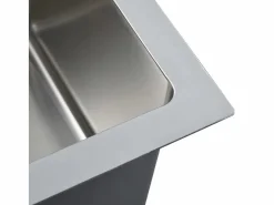 Hicksville Fregadero de cocina hecho a mano de acero inoxidable < Garden Furniture Outlet