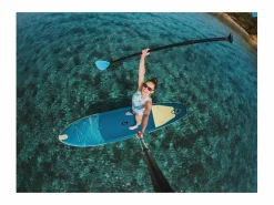 WATTSUP Deportes Náuticos * Hinchable Sup MARLIN 12'5 - 378x86x15cm Dropstitch - Pack Paddle Leash Pump Carry Bag Azul