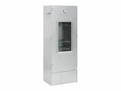 Barbacoa | Horno ahumador astillas madera acero galvanizado 44,5x29x110 cm ES458874
