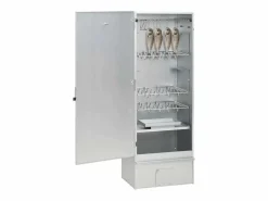 vidaxl Materiales Y Utensilios De Cocina | Horno ahumador de BBQ con generador humo frío acero galvanizado