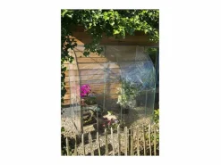 Invernadero de Jardín de Pared 2m² H215x200x100cm, Estructura Metálica Ø16mm, PVC Transparente 1mm, Puerta con Cremallera < NATURE Sale