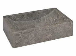 Jacques-Didier-Paul Lavabo de mármol con brillo 45x30x12 cm < Garden Furniture Hot