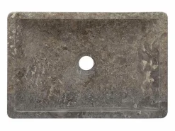 Jacques-Didier-Paul Lavabo de mármol con brillo 45x30x12 cm < Garden Furniture Hot