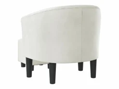 Jalkar Sillón con taburete cuero sintético < Garden Furniture Sale