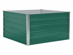 Jardinera elevada de acero galvanizado 100x100x45 cm < Clicnbuy Online