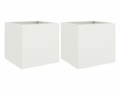 Jardineras 2 unidades acero laminado en frío 42x40x39 cm < Clicnbuy Sale