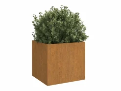 Jardineras 2 unidades acero corten 49x47x46 cm < Clicnbuy Discount