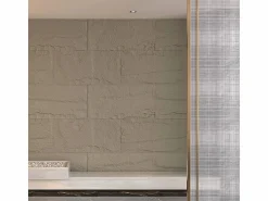 Juego de 10 paneles decorativos con efecto roca 3D, revestimiento de pared de poliuretano de 7,2 m², 120 x 60 x 3 cm, color cemento. < Best