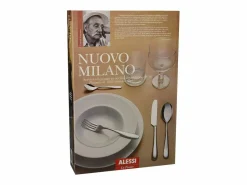 Alessi Cubierto | Juego de cubiertos Nuovo Milano 24 piezas en acero inoxidable