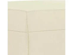 Clicnbuy Conjunto Sofás * Juego de sofás con cojines 3 piezas cuero sintético color Crema