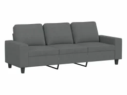 Juego de sofás 3 piezas tela oscuro < vidaxl New