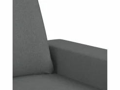 Juego de sofás 3 piezas tela oscuro < vidaxl New