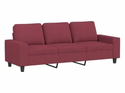 Juego de sofás 2 piezas tela tinto < vidaxl Discount
