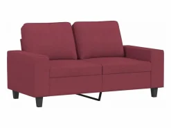 Clicnbuy Conjunto Sofás * Juego de sofás 3 piezas tela tinto Rojo