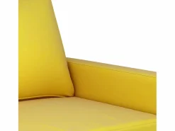 Clicnbuy Conjunto Sofás * Juego de sofás 4 piezas terciopelo Amarillo
