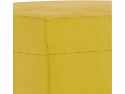 Clicnbuy Conjunto Sofás * Juego de sofás 4 piezas terciopelo Amarillo