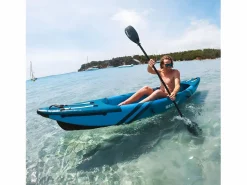 WATTSUP Deportes Náuticos * KAYAK HINCHABLE DE ALTA PRESIÓN TORPEDO 1 PLAZA Azul