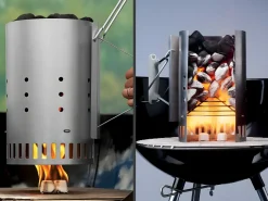 WEBER Materiales Y Utensilios De Cocina * Kit encendido chimenea barbacoa de carbón Negro