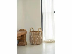 Bazar Bizar Cesta | La Cesta De Macramé Con Costura Recta - M