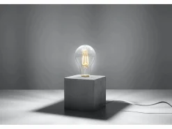 Lampada da Tavolo Grigio E27 Lámpara de sobremesa E27 < Sollux Lighting