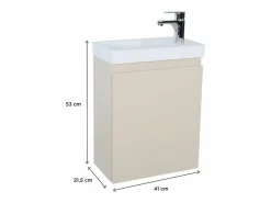Lavamanos LISA + grifo cromado < Outlet