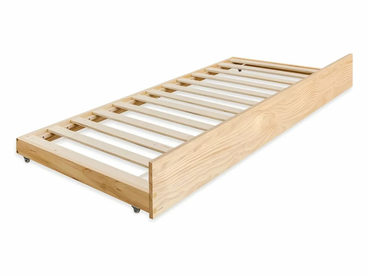 Cama Litera | Litera + cama de arrastre madera pino 90x190/90x190cm