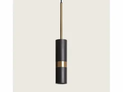 Ledkia Lámpara Suspendida | Lámpara Colgante Metal Lumen Negro