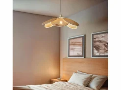 Ledkia Lámpara Suspendida * Lámpara Colgante Ratán Nirvana Trenzado Natural Multicolor