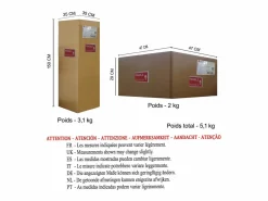 TOSEL Lámpara De Pie | Lámpara de Pie ,madera, ,A165xD43xP43cm