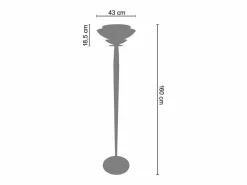 TOSEL Lámpara De Pie | Lámpara de Pie ,madera,,A195xD43xP110cm