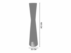 TOSEL Lámpara De Pie | Lámpara de Pie ,metal,,A165xD43xP43cm