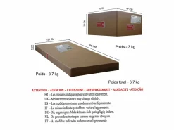 TOSEL Lámpara De Pie | Lámpara de Pie ,metal, , A195xD43xP 110cm