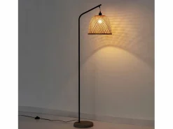 VS Venta-stock Lámpara De Pie | Lámpara de pie Umiko de Bambú, altura 156 cm