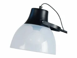 TOSEL Lámpara De Pie * Lámpara para Escritorio ,metal,Negro,A150xD29xP29cm Transparente