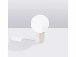 Lámpara De Escritorio Halo Moderno De Aluminio/Vidrio - 1 Fuentes Luminosas - L.12 X A.19 Cm - < Sollux Lighting Discount