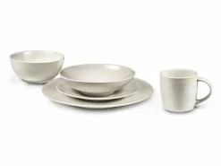 Lote de 6 Platos Llanos Stone Marfil 27 cm - Colección Moderna y Acogedora < MEDARD DE NOBLAT Best