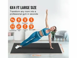 Esterillas De Yoga | Mata de Yoga SucceBuy, Mata de Ejercicio Antideslizante, 1,2 X 1,8 m, para Hombres y Mujeres,