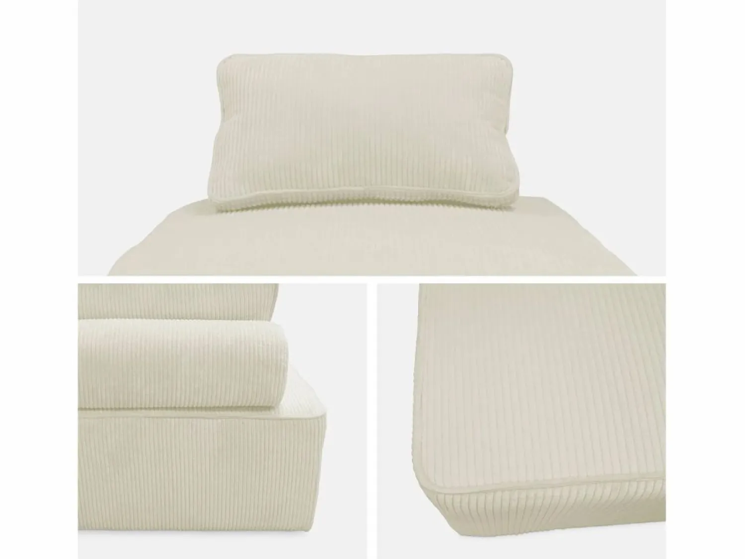 Módulo para sofá modular de pana, 1 plaza < Sweeek Discount