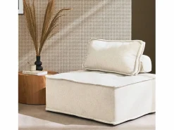 Sweeek Sofá Modular | Módulo para sofá modular en tela lisa, 1 plaza
