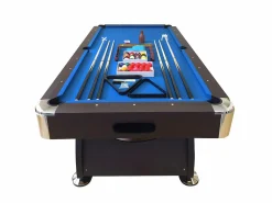 Mesa de billar de 8 pies con banco de almacenamiento – Viper Blue < ELITESHOPPING Clearance