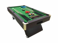 Mesa de billar moderna de 8 pies con bancos de almacenamiento - Poseidón < ELITESHOPPING Sale