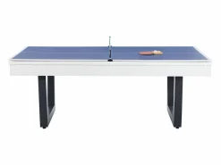 Mesa transformable Billar y Ping-pong, color blanco y negro, L213,4, MELIAN < Vente-unique Hot