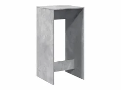 Clicnbuy Mueble Bar | Mesa alta de bar madera ingeniería hormigón 51x50x103,5 cm