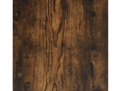 Clicnbuy Mesa Alta * Mesa alta de bar madera ingeniería roble ahumado 102x50x103,5cm Marru00f3n