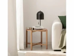 Mesa Auxiliar | Mesa auxiliar de Madera Natural 45 x 56- Arzen