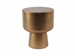 Mesa auxiliar de metal - Dorada - FALENY < Vente-unique New
