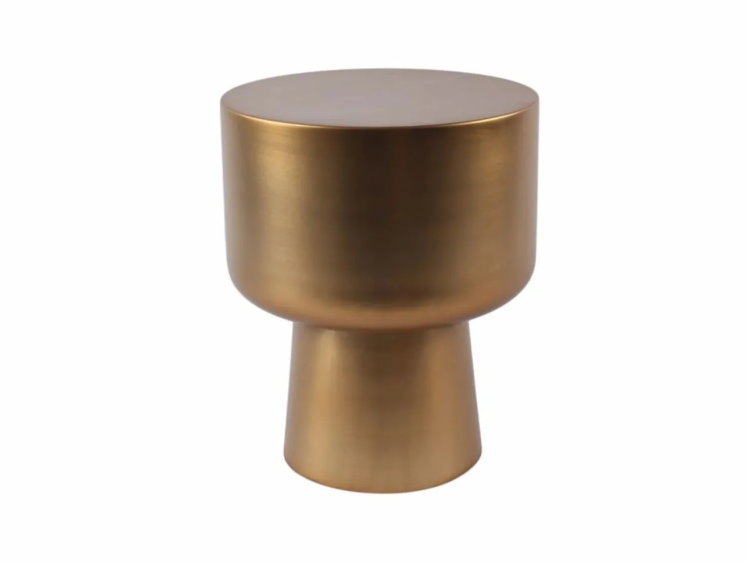 Mesa auxiliar de metal - Dorada - FALENY < Vente-unique New