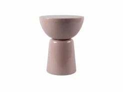 Mesa auxiliar de metal - claro brillante - MENIRO < Vente-unique Sale
