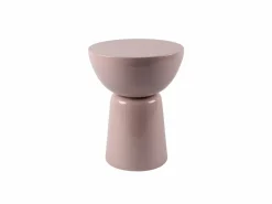 Mesa auxiliar de metal - claro brillante - MENIRO < Vente-unique Sale