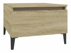 Mesa auxiliar madera contrachapada roble Sonoma 50x46x35 cm < vidaxl Hot